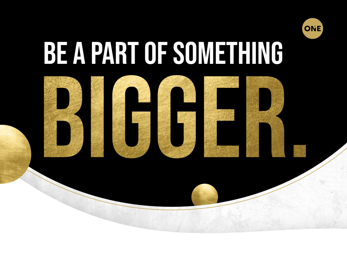 Be a part of something Bigger